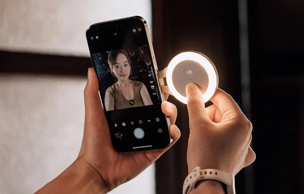 lampa do smartfona pgytech magglow phone fill light