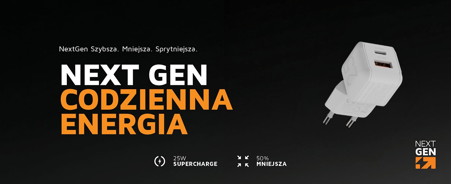 xtorm ładowarka sieciowa nextgen 25 w
