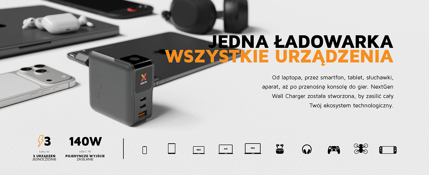 ładowarka xtorm nextgen 140w