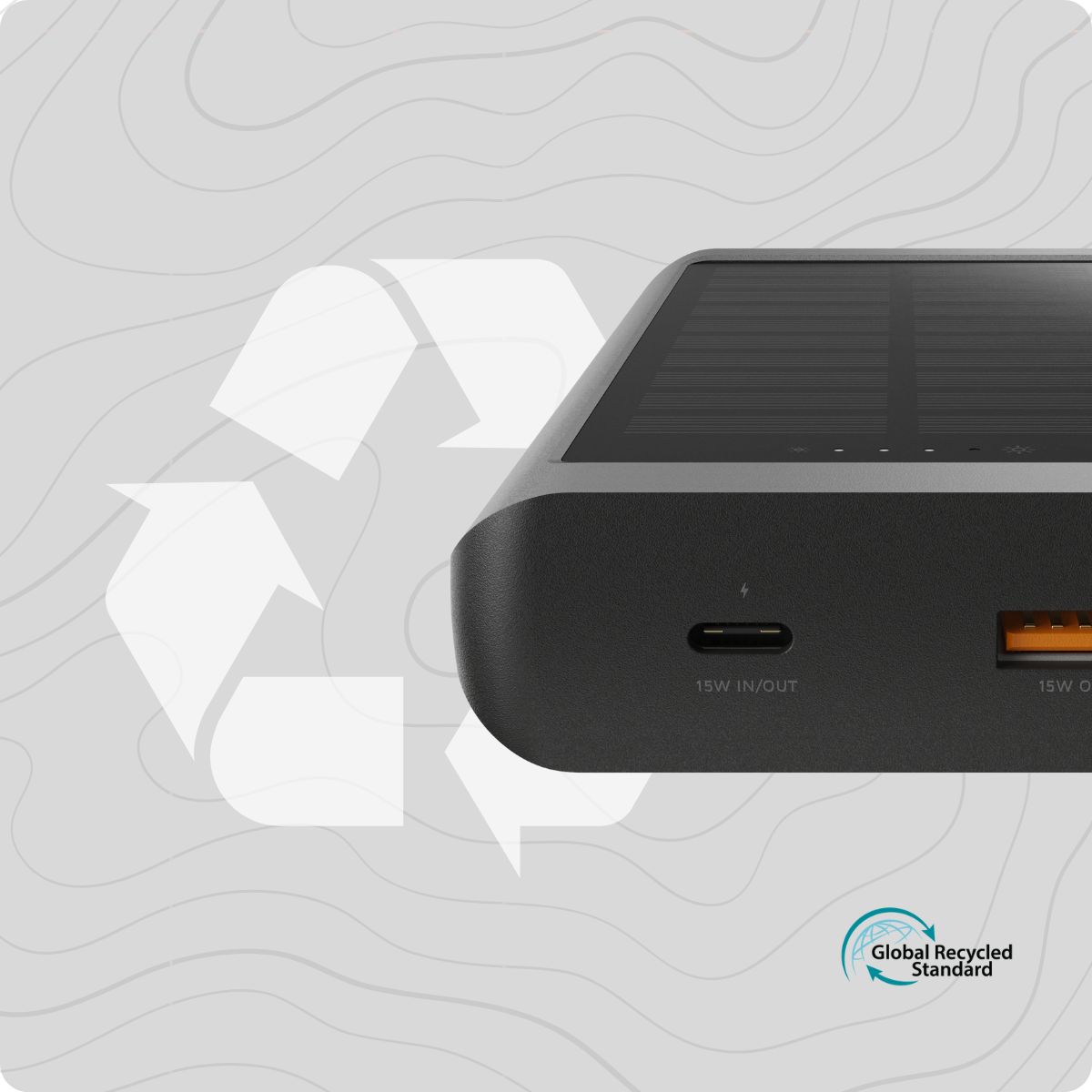 xtorm powerbank solarny go2 10.000 mah 15w czarny