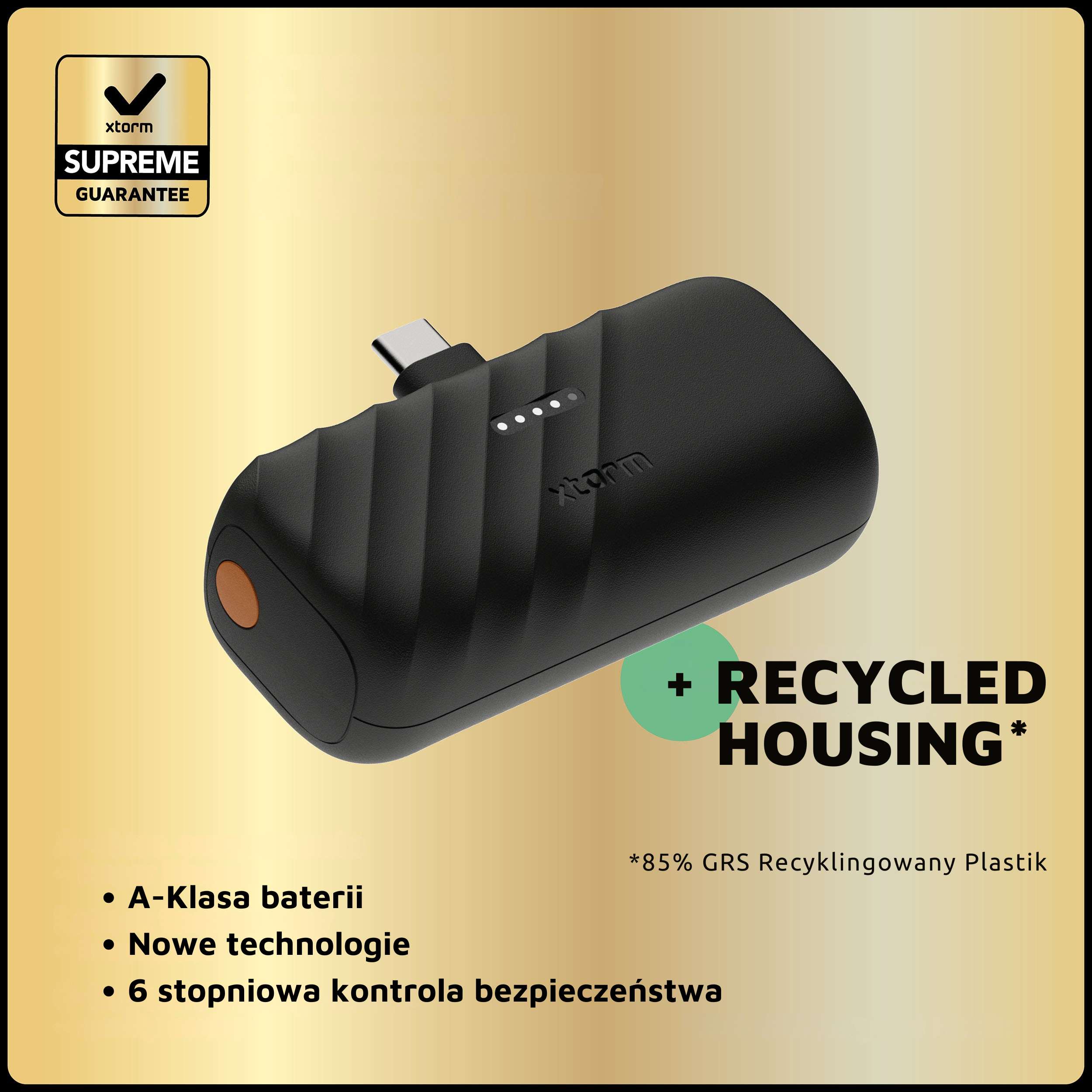 xtorm powerbank powershot 5.000 20w czarny