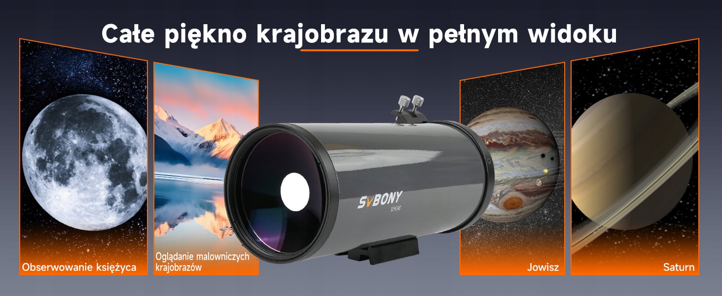 teleskop svbony mk90 maksutov cassegrain ota 90mm