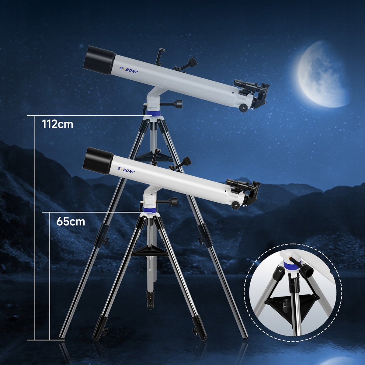 teleskop svbony sv520 90/800mm