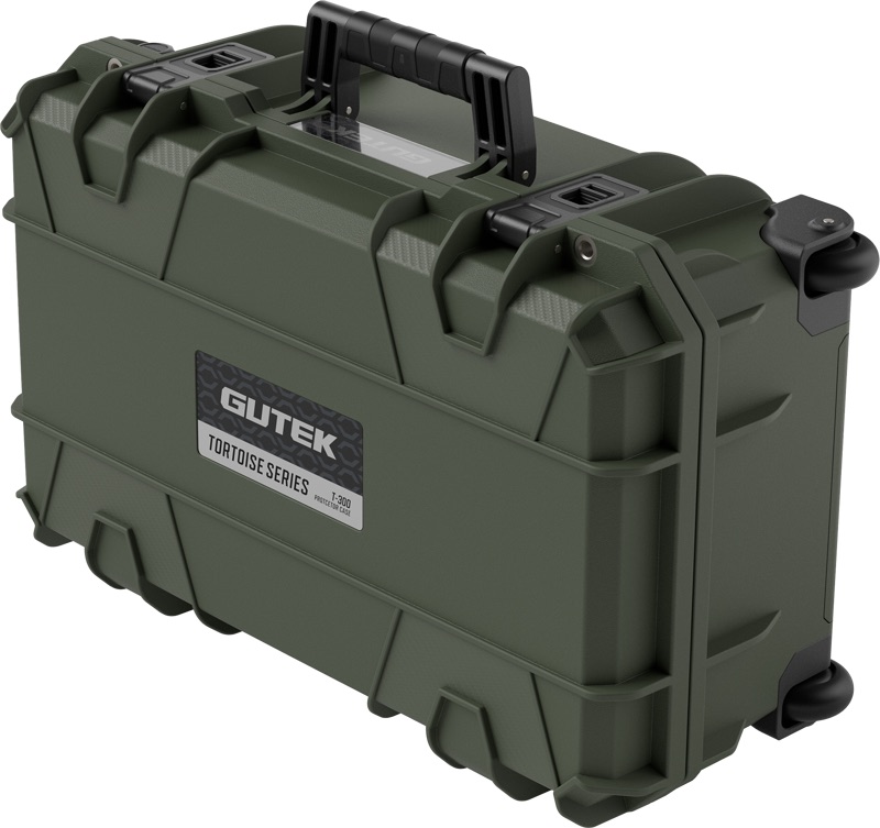 walizka gutek tortoise t-300 20 inch carry-on protector case olive green