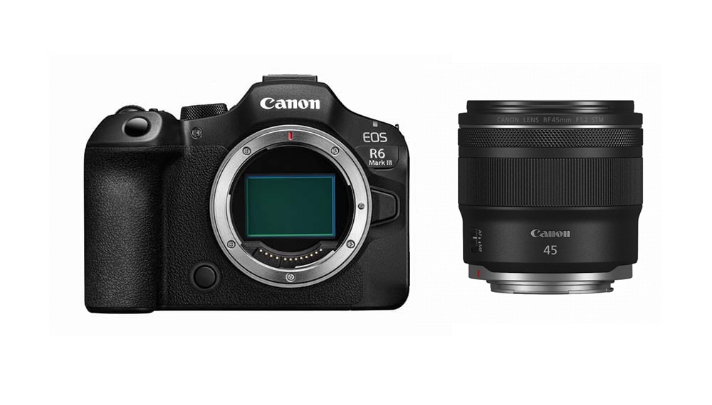 Aparat cyfrowy Canon EOS R6 Mark III + RF 45mm F1.2 STM - oferta specjalna