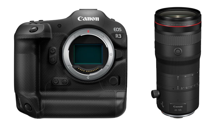 Aparat Canon EOS R3 - body + Obiektyw Canon RF 24-105mm F2.8L IS USM Z