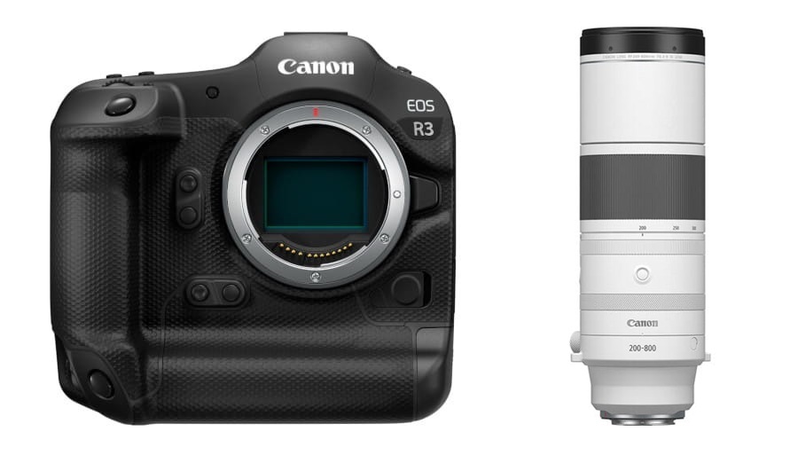 Aparat Canon EOS R3 - body + obiektyw RF 200-800mm F6.3-9 IS USM