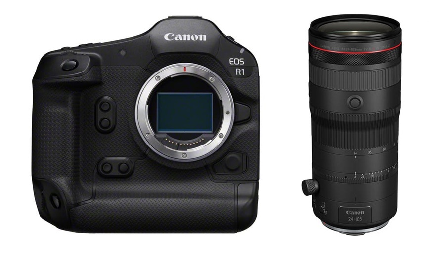 Aparat cyfrowy Canon EOS R1 body + Obiektyw Canon RF 24-105mm F2.8L IS USM Z