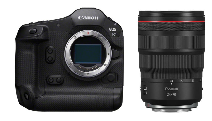 Aparat cyfrowy Canon EOS R1 body + obiektyw Canon RF 24-70mm F2.8L IS USM
