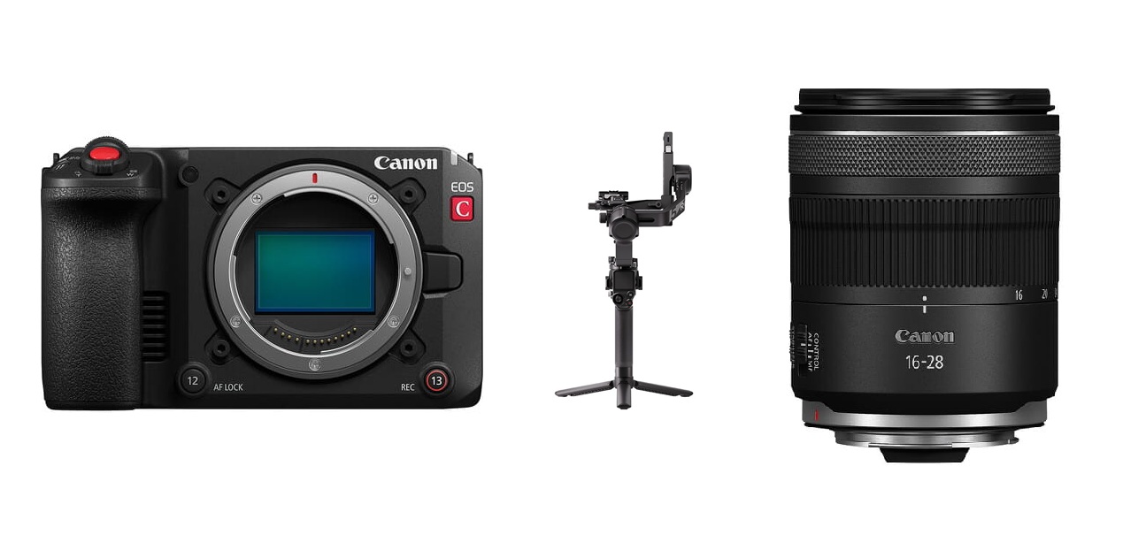Kamera Canon EOS C50 body +DJI RS 5 Combo + RF 16-28mm f/2.8 IS STM