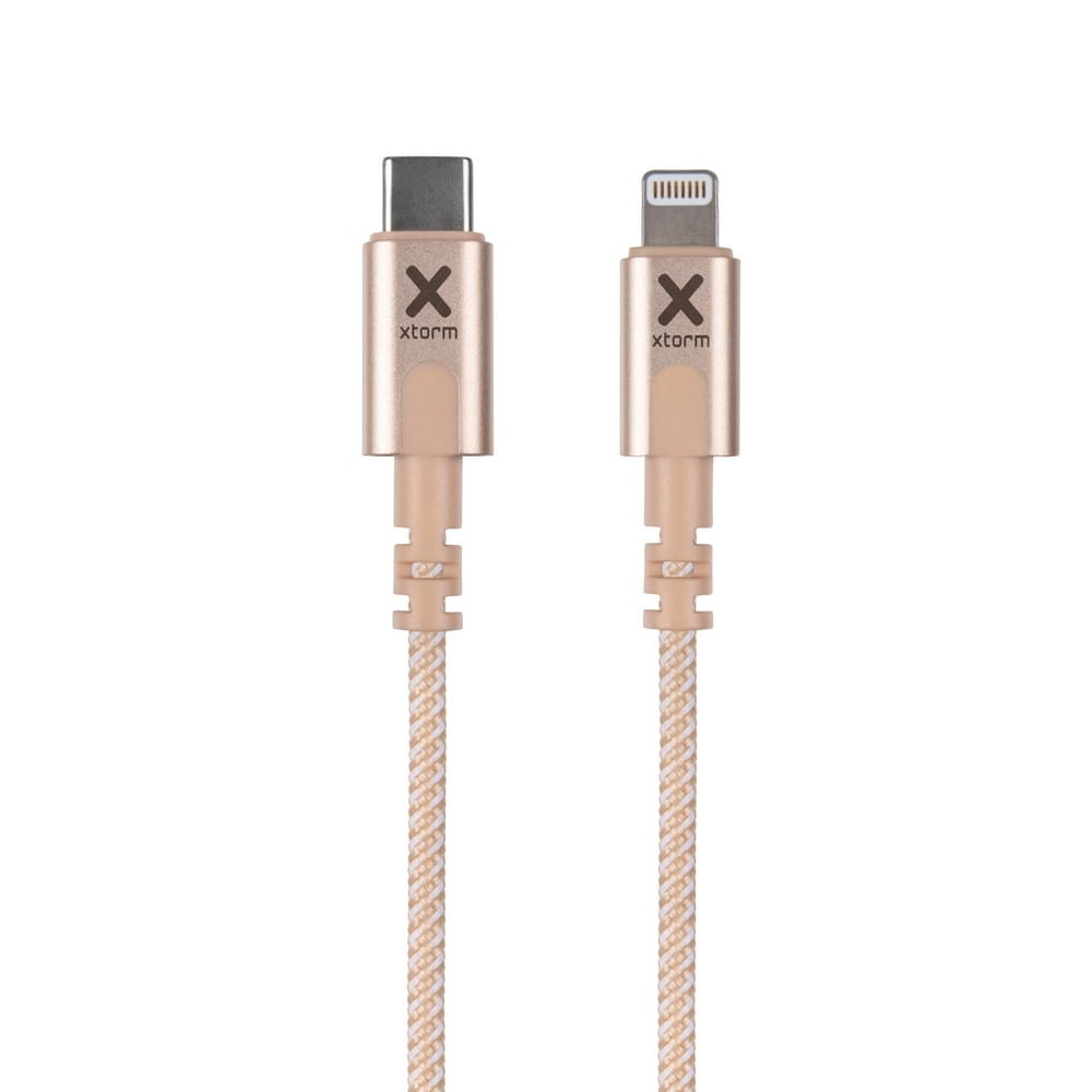 Kabel XTORM XCX2033 USB-C - Lightning MFI (1m) złoty