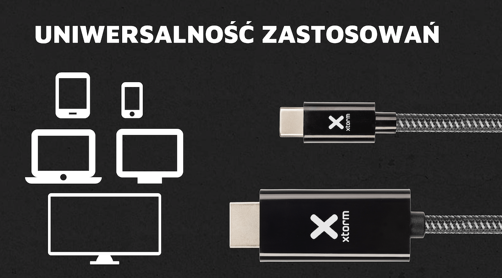 XTORM XCX2111 USB-C - HDMI 60 Hz (1m)