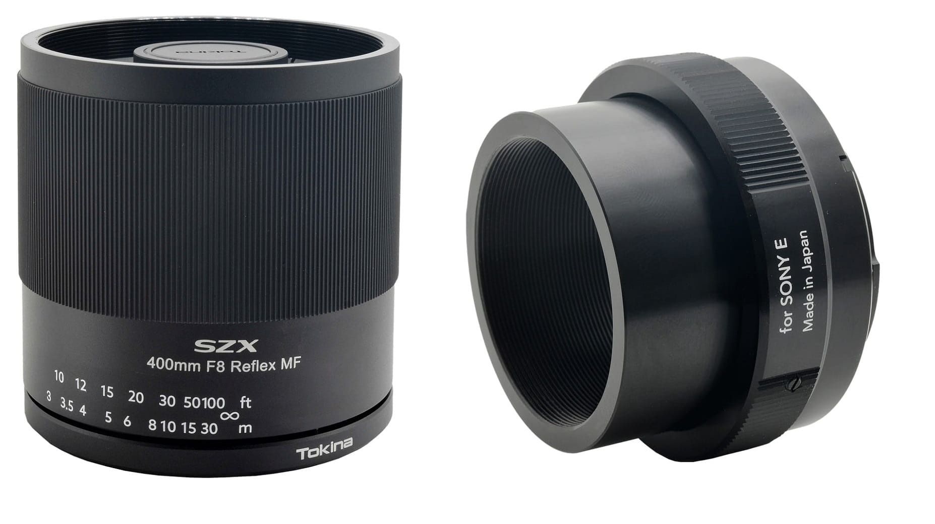 Obiektyw Tokina SZX SUPER TELE 400MM F8 REFLEX MF + adapter Sony E