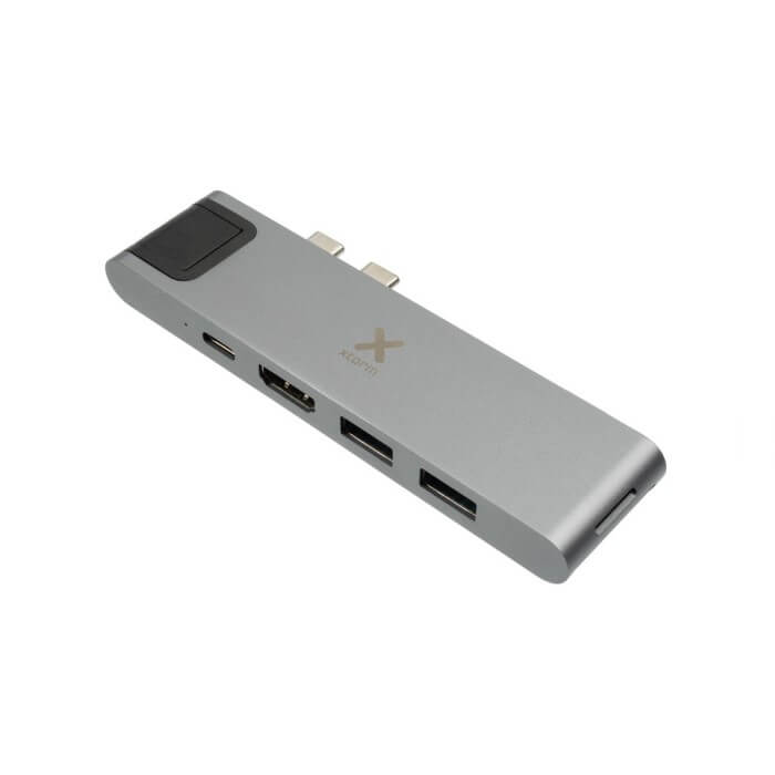 Adapter XTORM USB-C Hub 7-in-1 szary