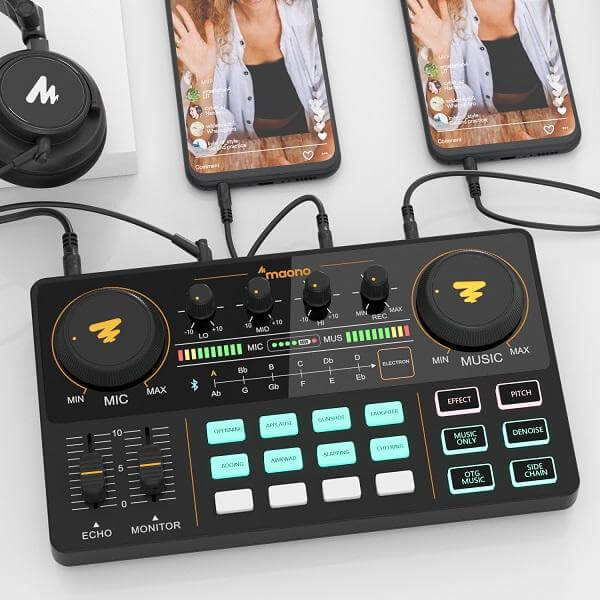 Przenośny interfejs audio Maono AU-AM200 All-In-One