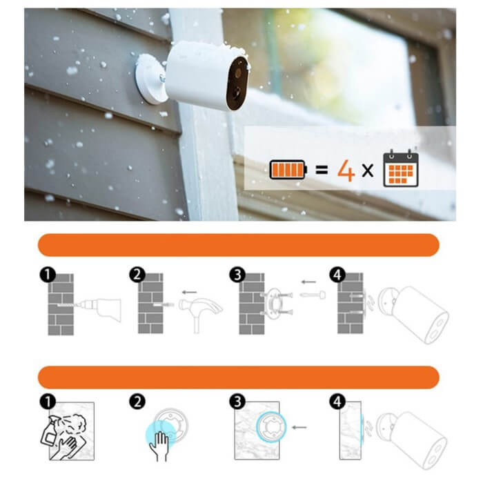 Kamera IP IMILAB XIAOMI FHD ZEWNĘTRZNA AKU CHMURA
