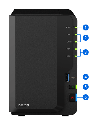 Serwer plików Synology DiskStation DS220+