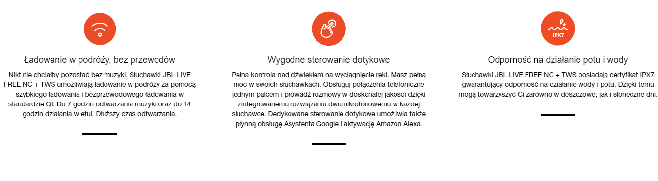 Słuchawki JBL LIVE FREE NC+ TWS