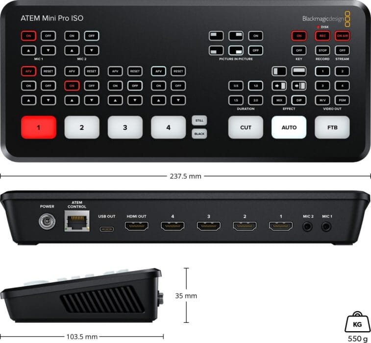 Blackmagic Design ATEM Mini Pro ISO
