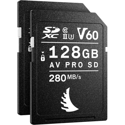 Match Pack Angelbird Fujifilm X-T3/X-T4 SD 128 GB V60 - 2 PACK