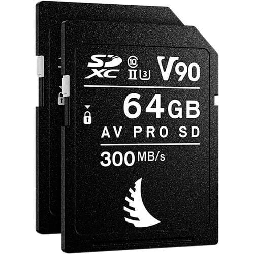 Match Pack Angelbird Panasonic S1H SD 64GB - 2 PACK