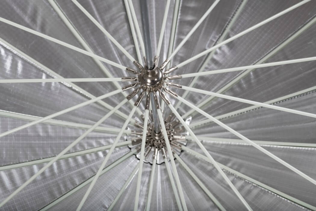 Parasol Quadralite Deep Space 130 - srebrny