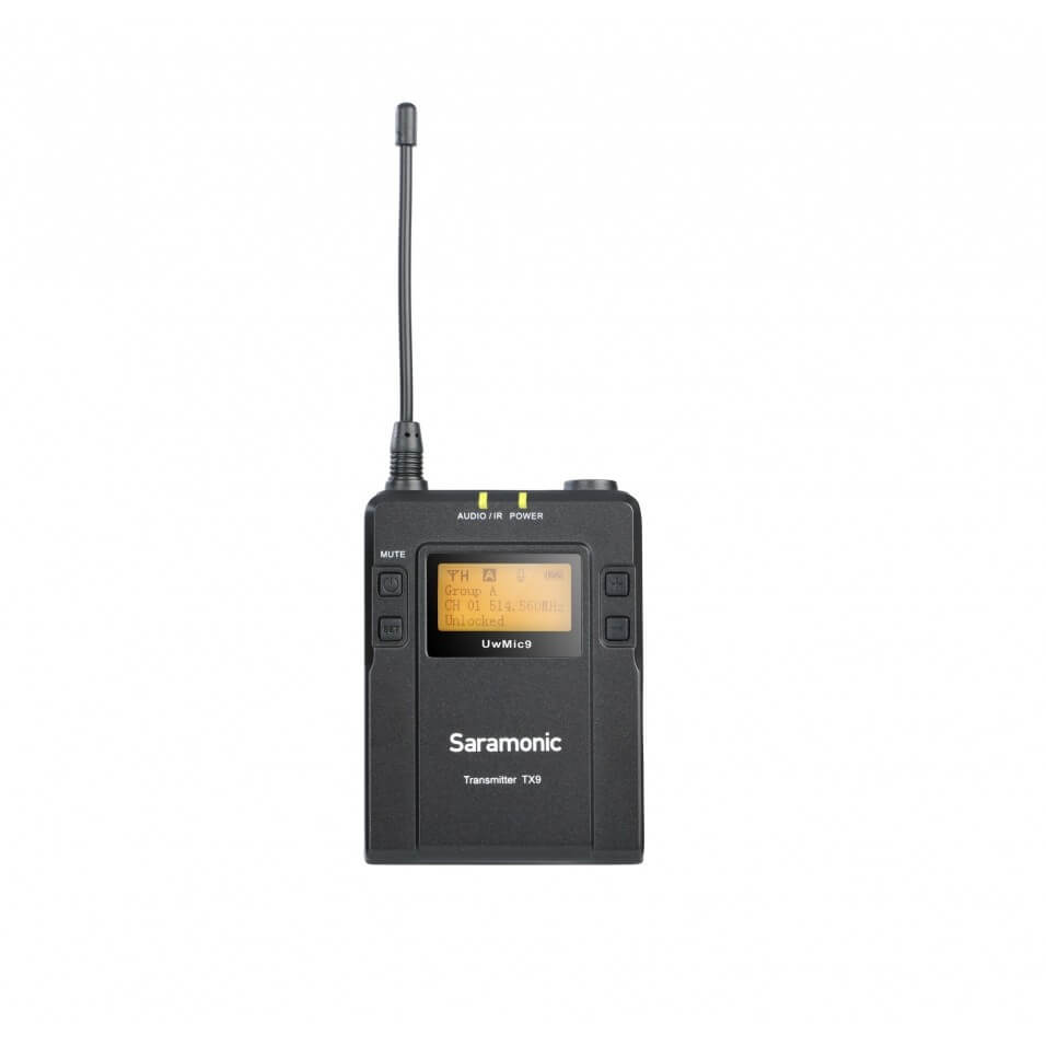 Nadajnik z mikrofonem Saramonic TX9 systemu UwMic9