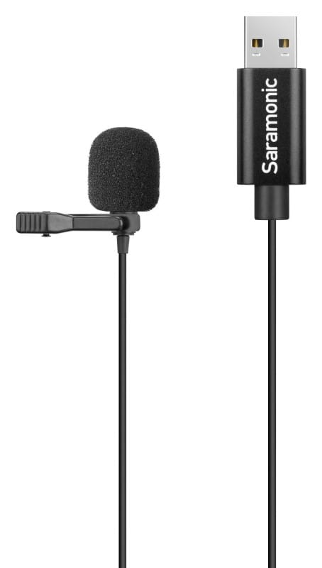 Mikrofon krawatowy Saramonic SR-ULM10L ze złączem USB