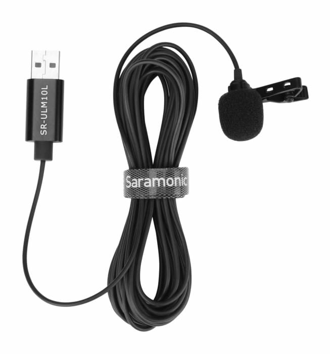 Mikrofon krawatowy Saramonic SR-ULM10L ze złączem USB