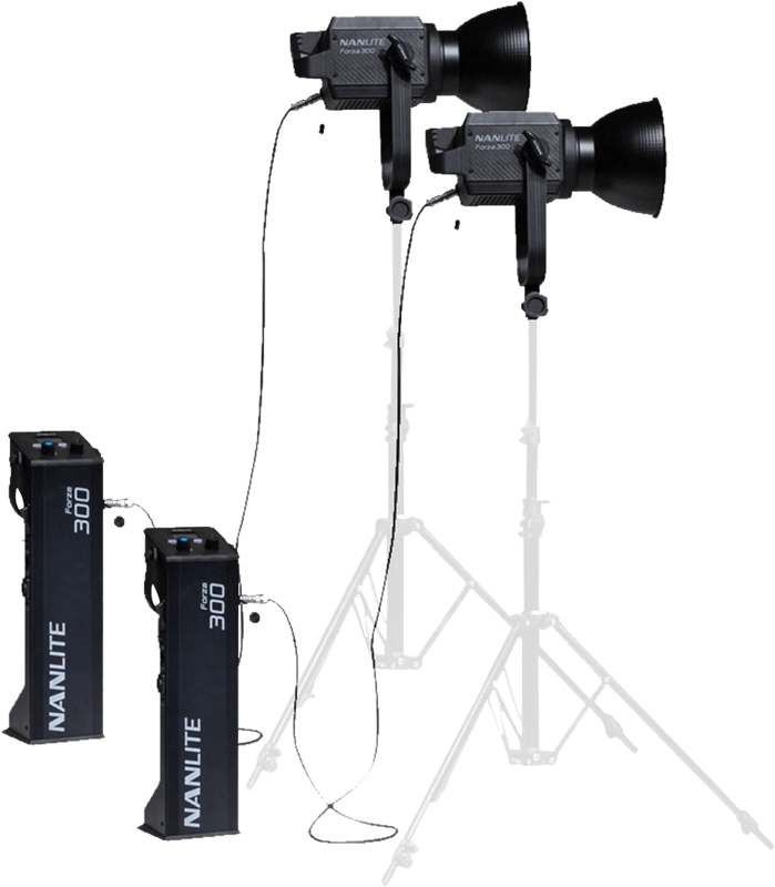 Zestaw lamp Nanlite FORZA 300 2 LIGHT KIT