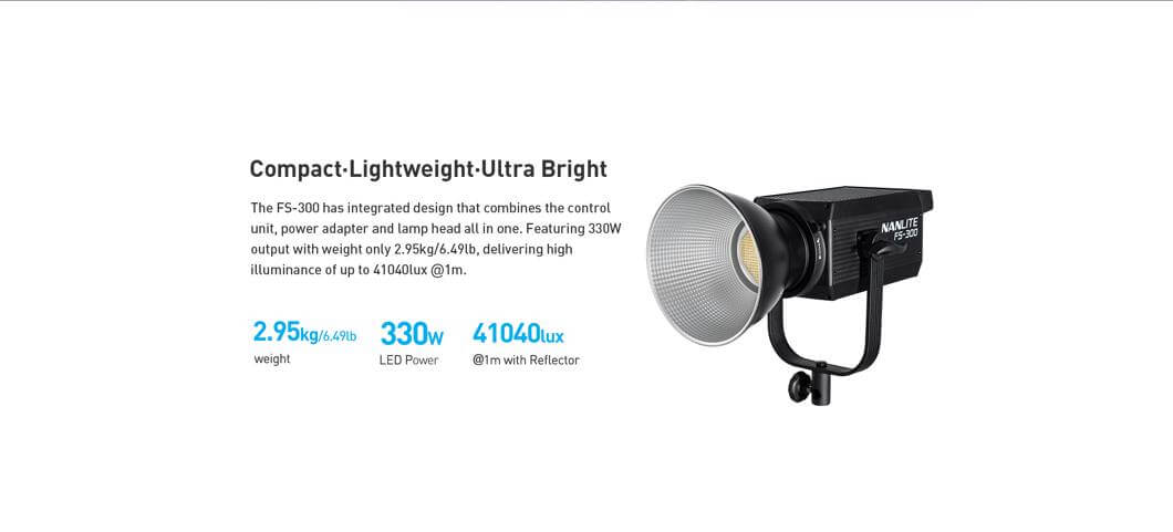Lampa Nanlite FS-300 LED Daylight Spot Light
