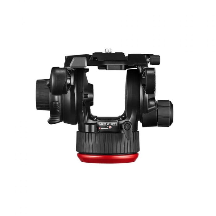 Statyw Manfrotto Twin Carbon z środkową rozpórką + głowica 504X z płaską bazą Pro Video