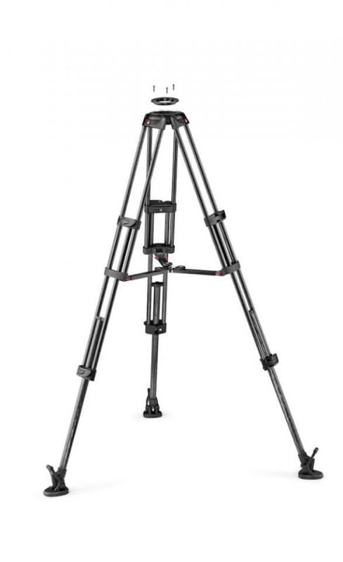 Statyw video Manfrotto MVTTWINMC Twin Carbon + środkowa rozpórka