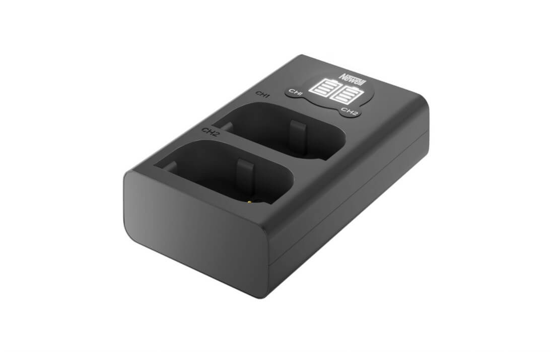 Ładowarka dwukanałowa Newell DL-USB-C do akumulatorów DMW-BLK22