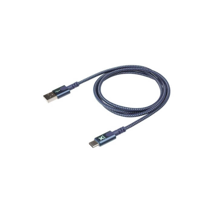 Kabel USB - USB-C XTORM - 1m niebieski