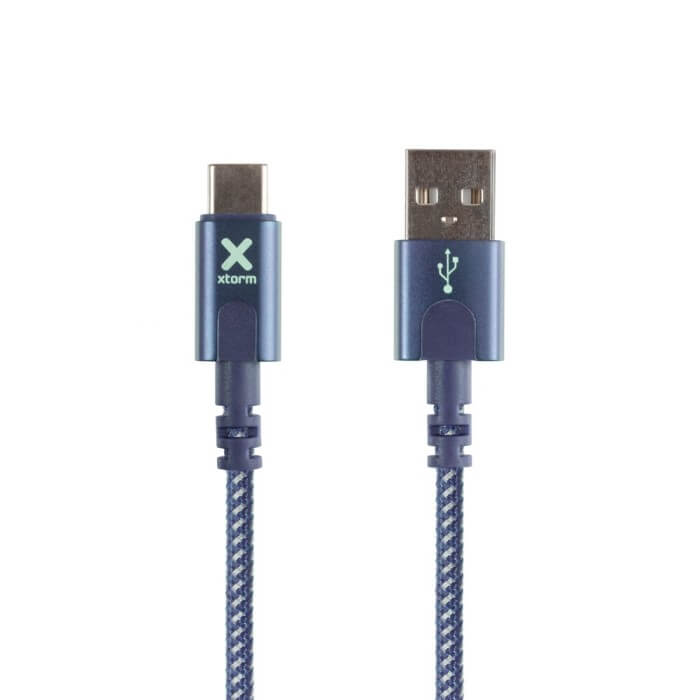 Kabel USB - USB-C XTORM - 1m niebieski