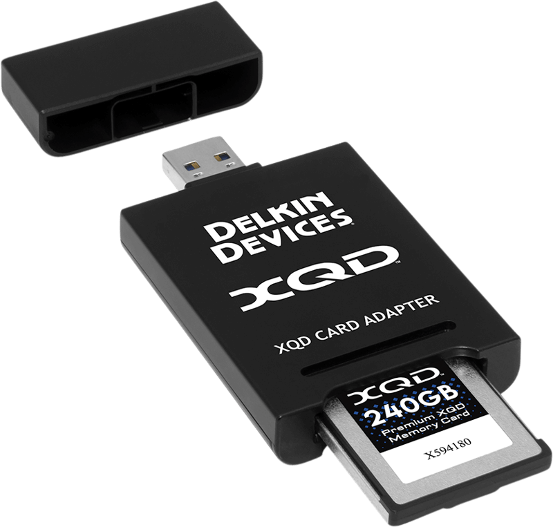 Czytnik kart Delkin Cardreader XQD Adapter 10Gbps - USB 3.1