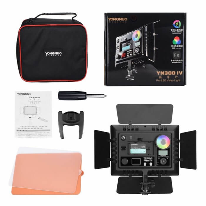 Lampa LED Yongnuo YN300 IV - RGB WB 3200 K - 5500 K