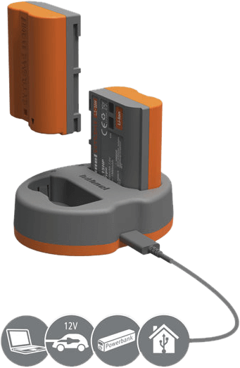 Podwójna ładowarka + akumulator Hahnel Nikon HLX-EL15HP Power Kit