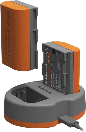 Podwójna ładowarka + akumulator Hahnel Canon HLX-E6N Power Kit
