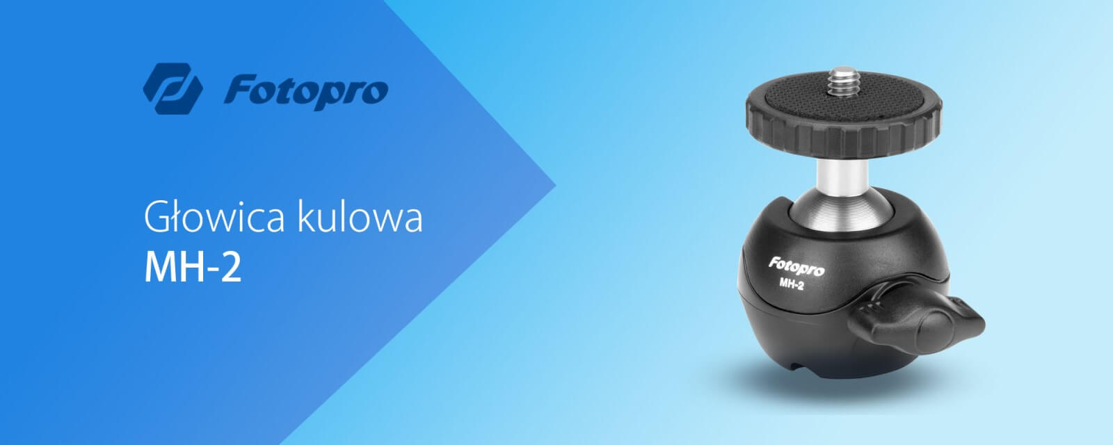 Głowica kulowa Fotopro MH-2 - czarna