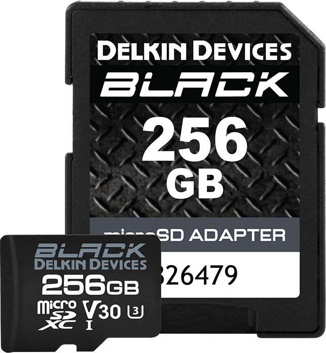 Karta pamięci Delkin microSD Black Rugged V30 R90/W90 256GB
