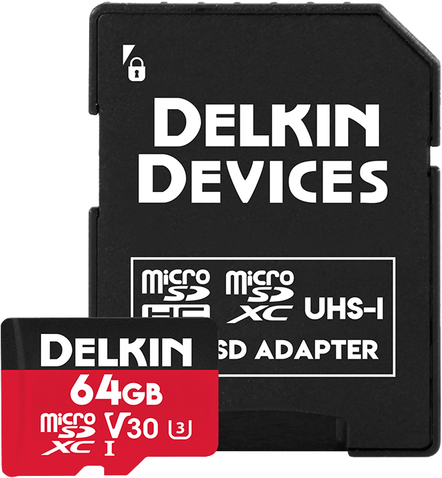 Karty pamięci Delkin Trail Cam Action microSDHC V10 R100/W30 64GB