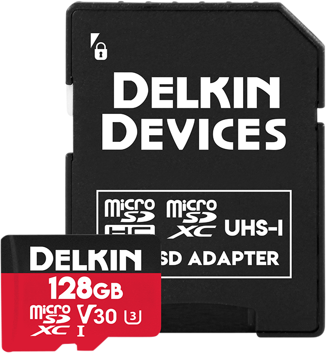 Karty pamięci Delkin Trail Cam Action microSDHC V10 R100/W30 128GB