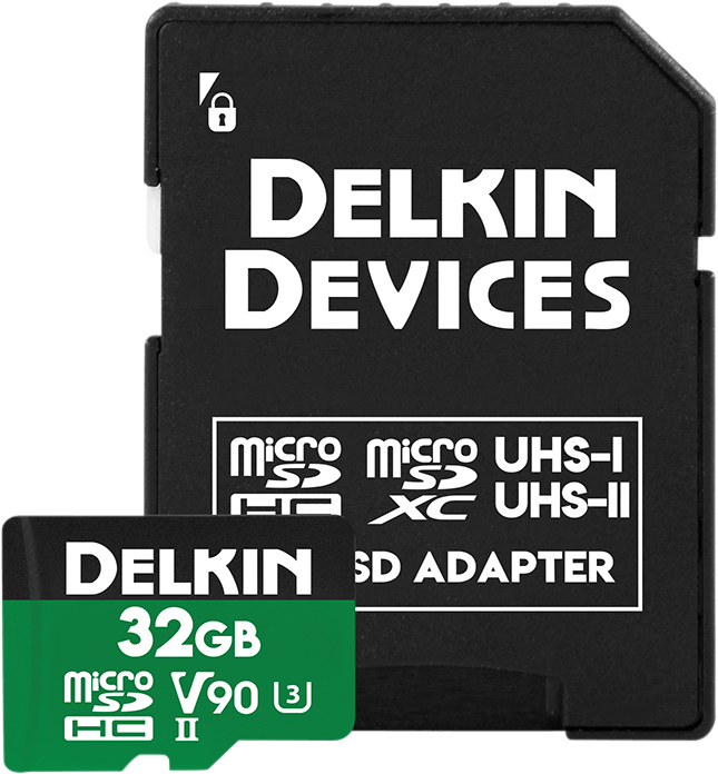 Karta pamięci Delkin microSD Power 2000x UHS-II V90 R300/W250 32GB