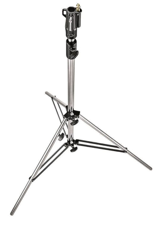 statyw oświetleniowy manfrotto 008csu - stalowy chrom