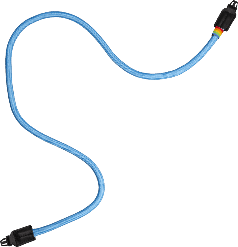 Pasek Polaroid Camera Strap Round Blue