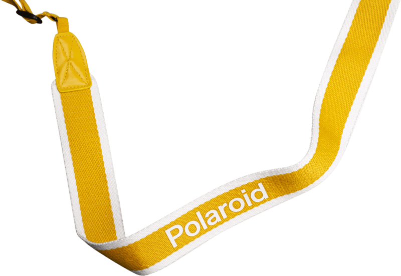 Pasek Polaroid Camera Strap Flat Yellow Stripe