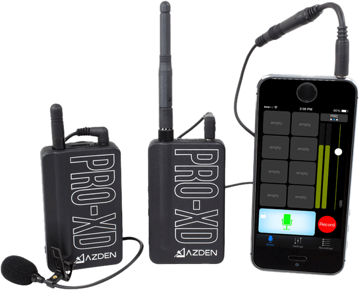 Bezprzewodowy zestaw mikrofonowy Azden Wireless Microphone Pro-XD