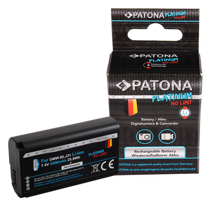 Akumulatory PATONA PLATINUM PANASONIC DMW-BLJ31